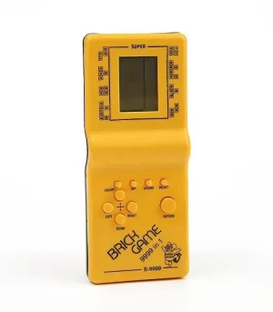 BRICK-GAME-Jeu-de-poche-RS-99-9999-jeux-melange-Jaune-tendance